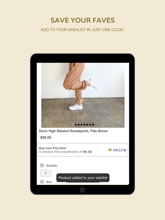 Shanty Boutique iPad screenshot 5 - Shopping app