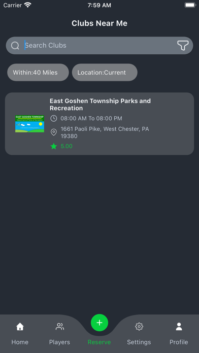 ReserveR Screenshot