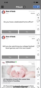 Show of Hands: Polls & More screenshot #1 for iPhone