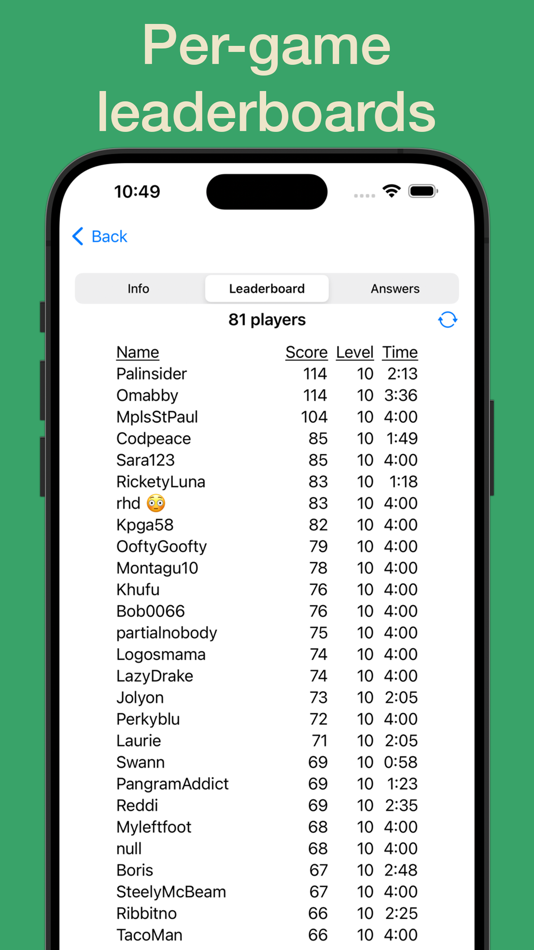 #8. Pangram (iOS) 由: Russell Neufeld