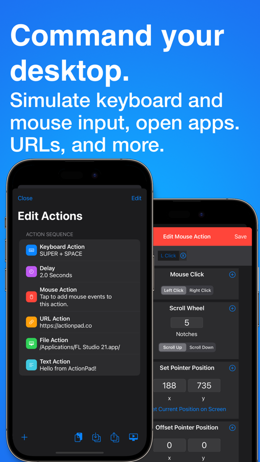 #2. ActionPad (iOS) 由: Andrew Arpasi