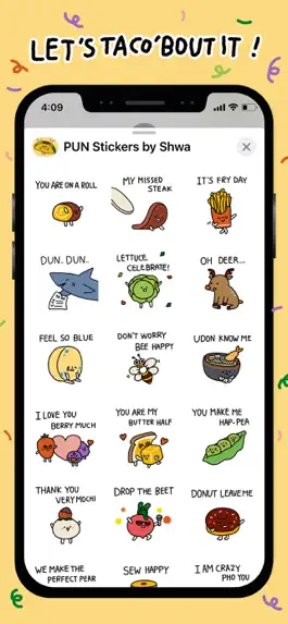 Game screenshot PUN Stickers by Shwa mod apk