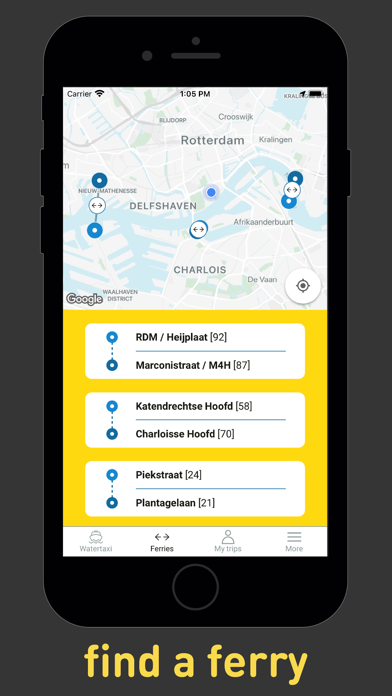 Watertaxi Rotterdam Screenshot
