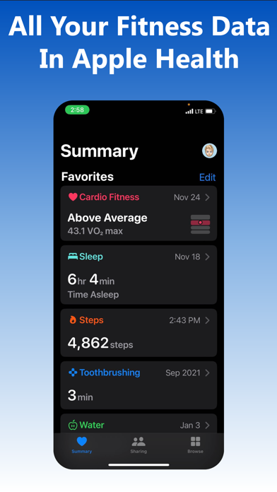 Fitbit to Apple Health Sync Screenshot