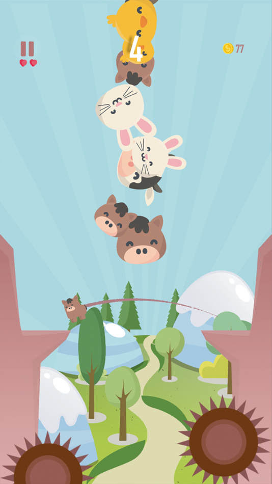 #2. Infinite Jump avoid Cutie (iOS) Podle: RYNYUL