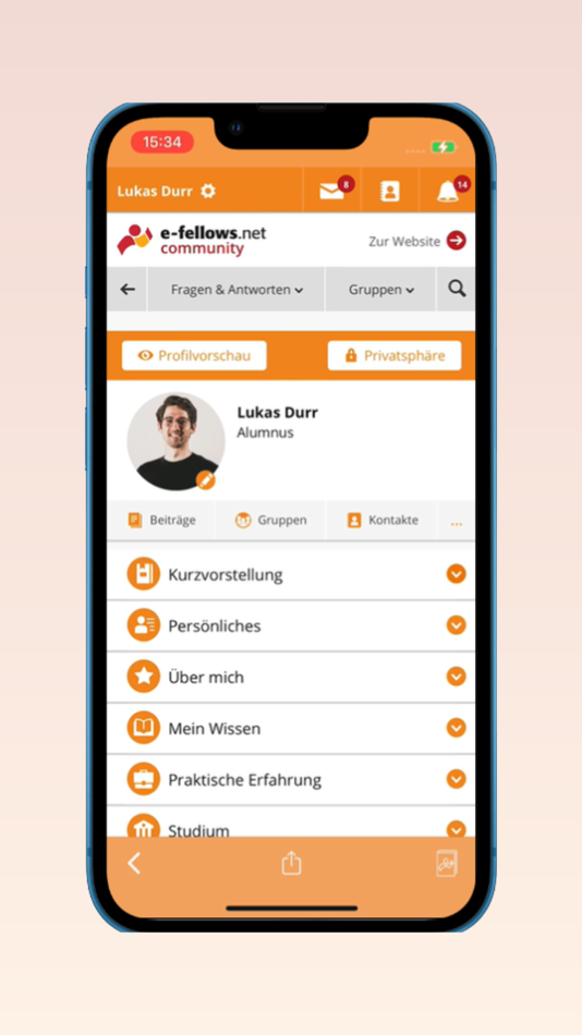 #7. e-fellows.net to go (iOS) Podle: e-fellows.net GmbH & Co KG