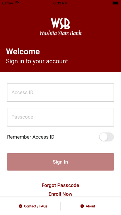Washita State Bank Mobile Screenshot