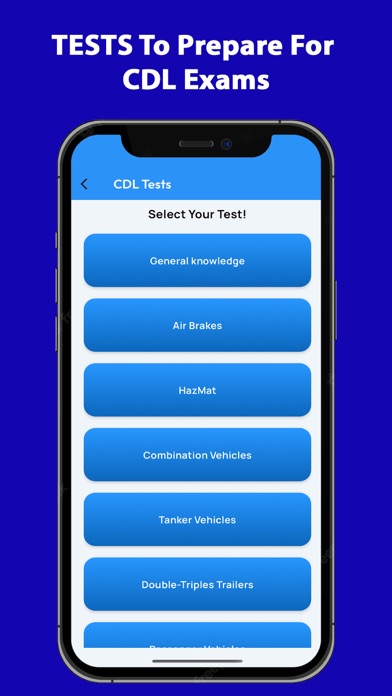 CDL Permit Practice Test 2024 Screenshot