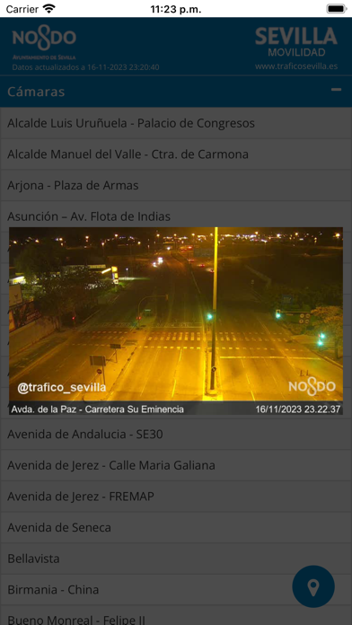 Movilidad Tráfico Sevilla Screenshot