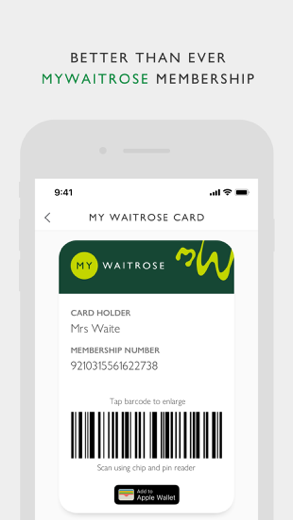 Waitrose & Partners captura de pantalla 4