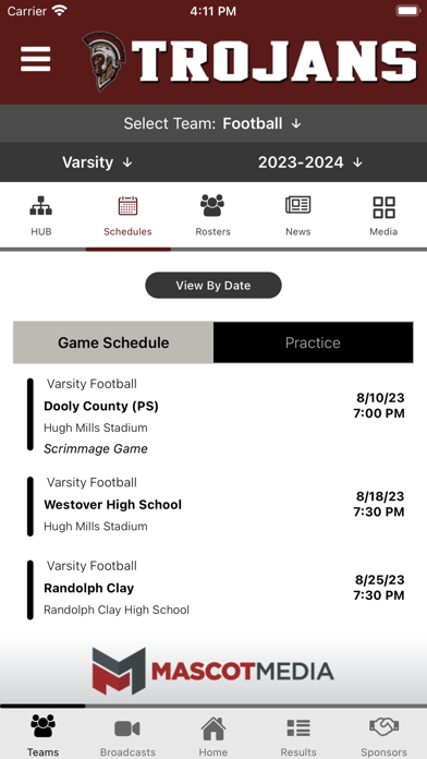 Trojans Athletics Screenshot