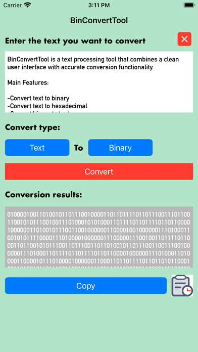 Screenshot #2 pour BinaryConvertMaster