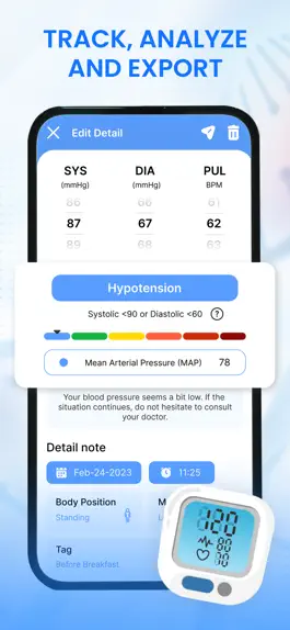 Game screenshot BMP: Blood Pressure Tracker hack