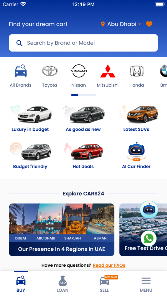 CARS24 UAE | Used Cars in UAE - v10.3.2 - (iOS)