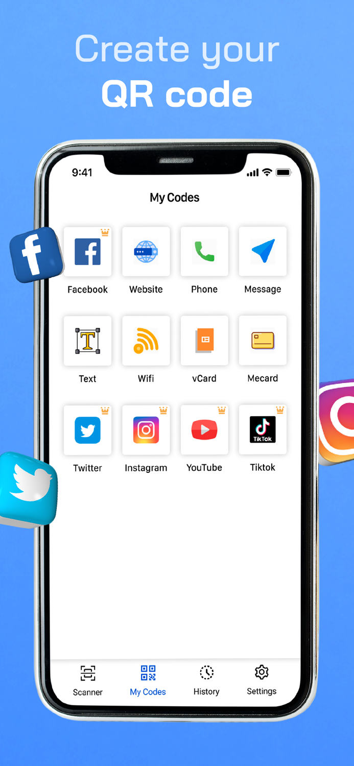 Scan QR Code and Barcode Reader