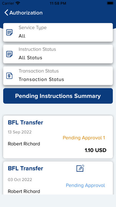 BFL Business Connect Screenshot