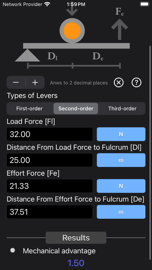 #9. Levers Calculator (iOS) 由: Nitrio