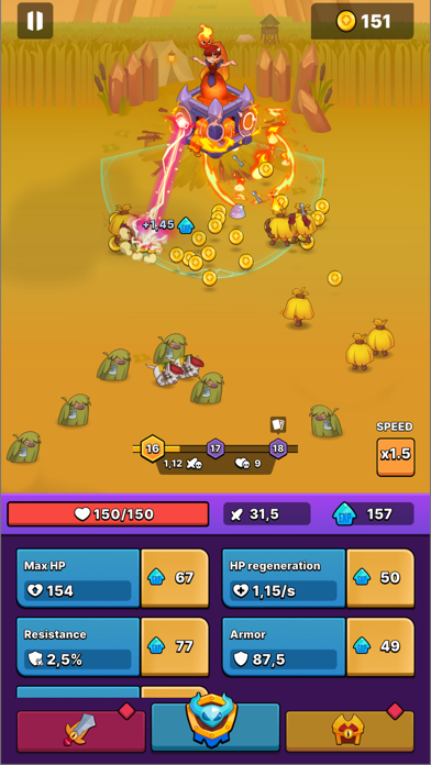 Evil Rush - Idle Tower Defense Screenshot