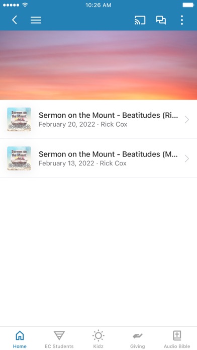 Elberton Christian Church Screenshot