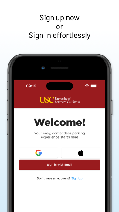 USC Village Parking Screenshot