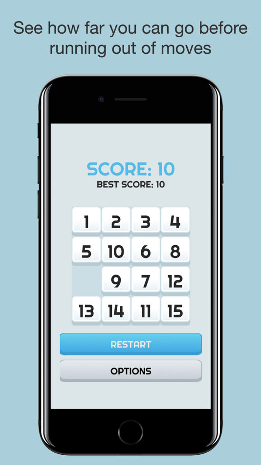 #4. Number Slide! (iOS) 由: Divya Kothari