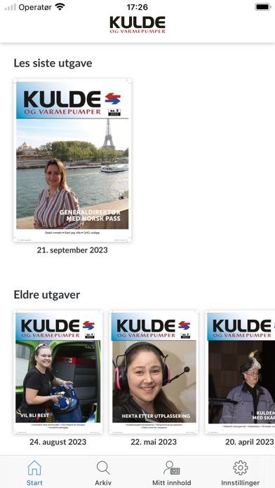 Kulde & Varmepumper Screenshot