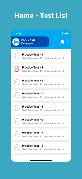 Game screenshot DC DMV Permit Test mod apk