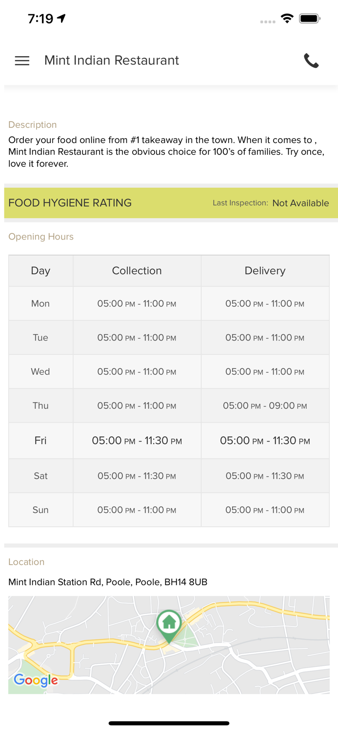 Mint Indian Restaurant