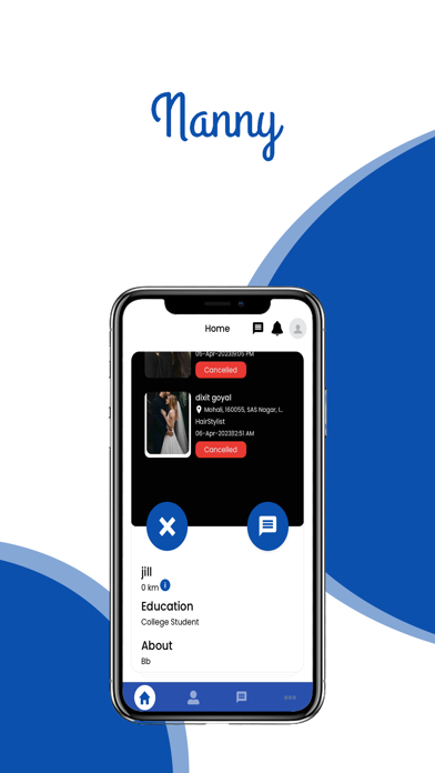 Nanny the App Screenshot