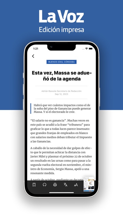 La Voz - Edición Impresa screenshot-3