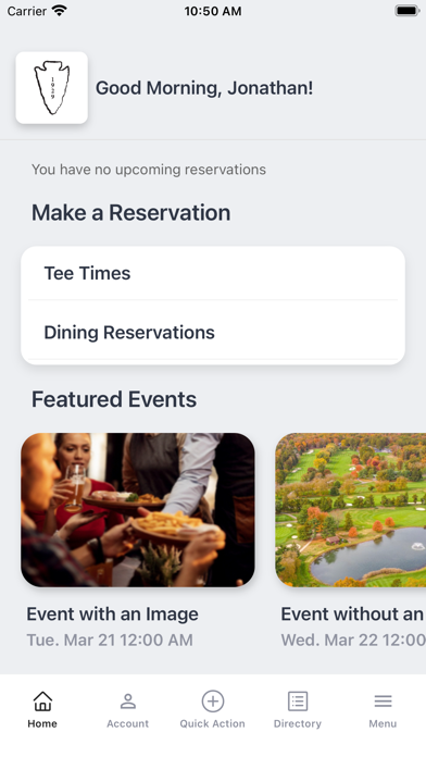 Medford Lakes Country Club Screenshot
