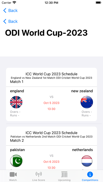 Sports TV Live Streaming Line Screenshot