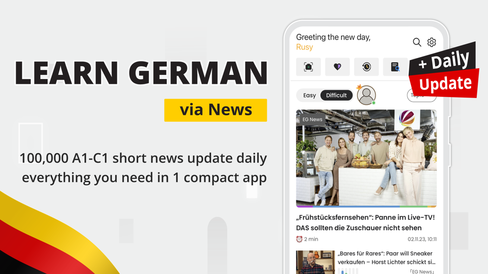 Todaii: Learn German A1-C1 - 1.3.9 - (iOS)