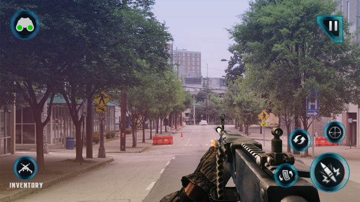 Camera Gun Shooter 3D Fight Si