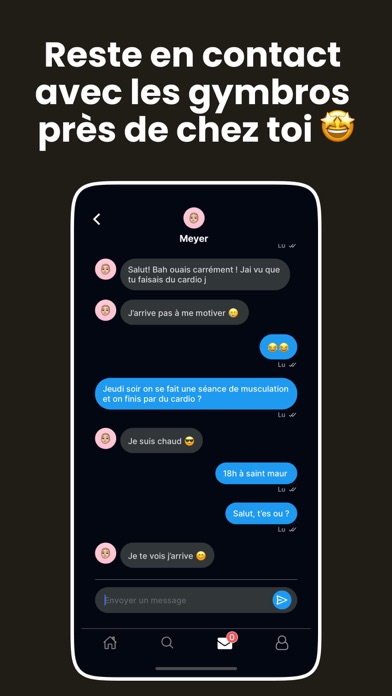 Gymbros - Workout partner Screenshot