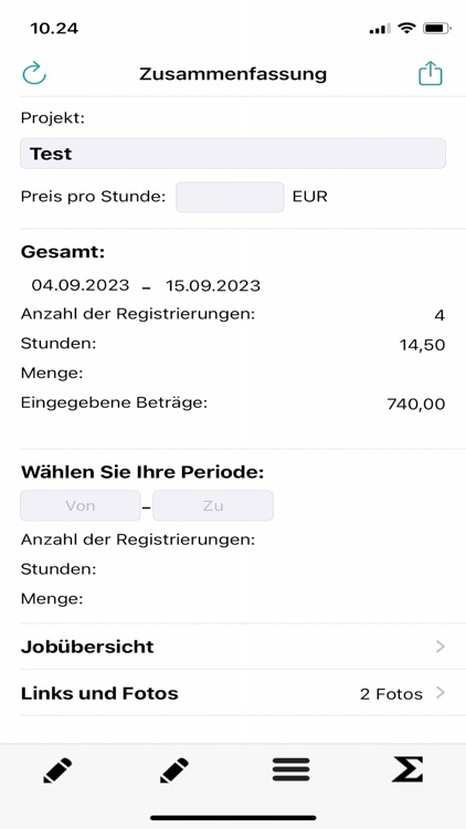 Zeiterfassung - Einfach screenshot-4
