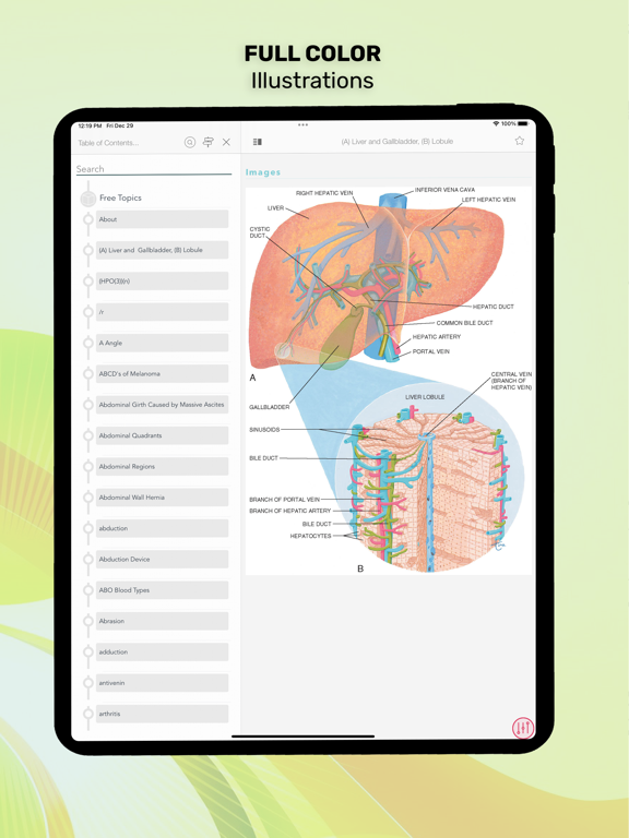 Screenshot #6 pour Taber's Medical Dictionary ..