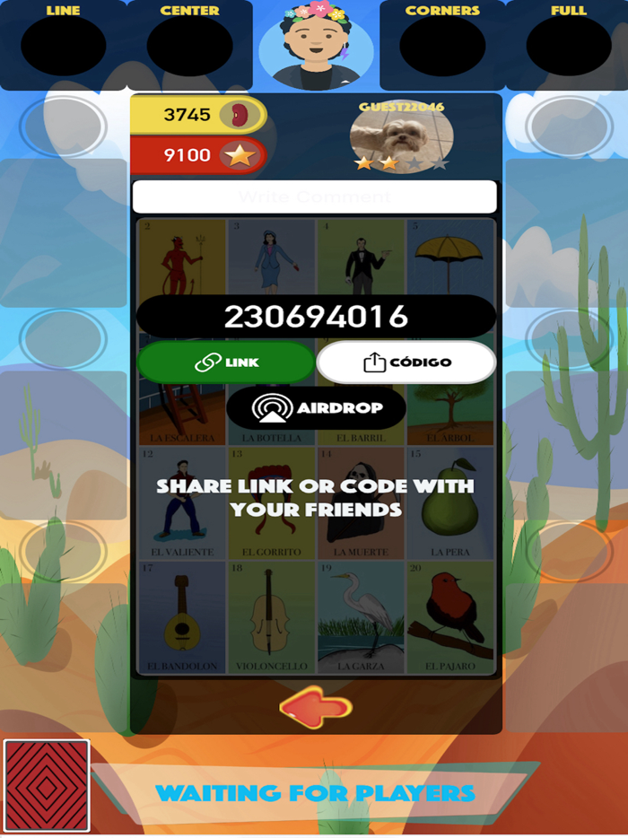 Lotería Mexicana Game