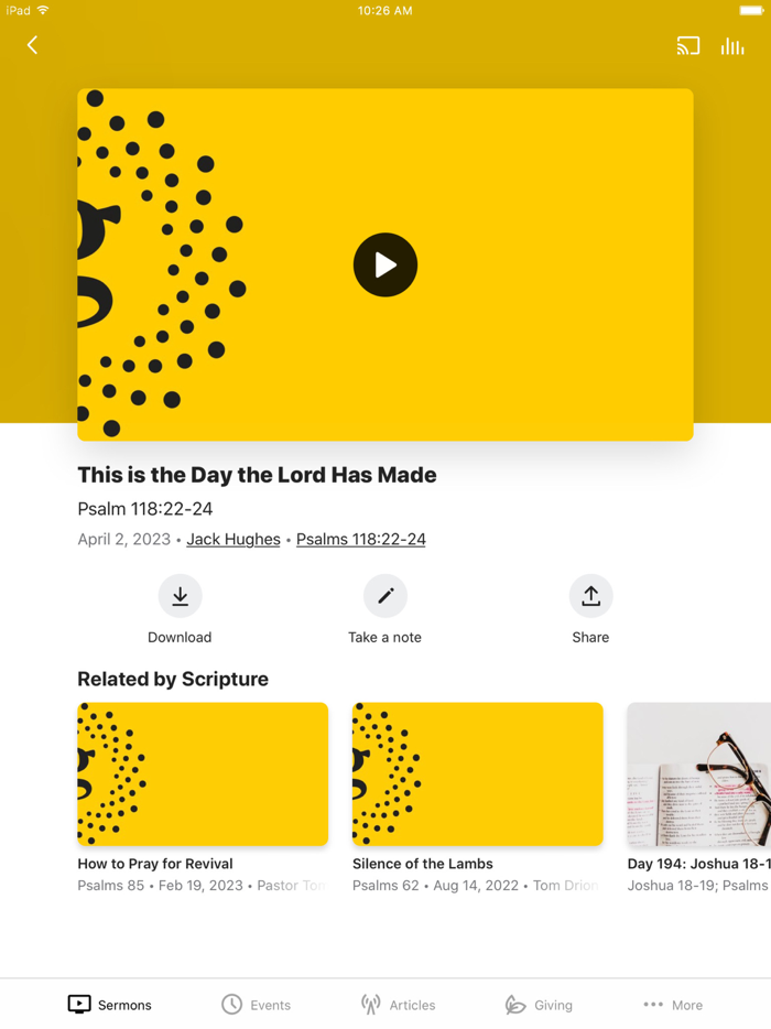 GraceLife London Church App