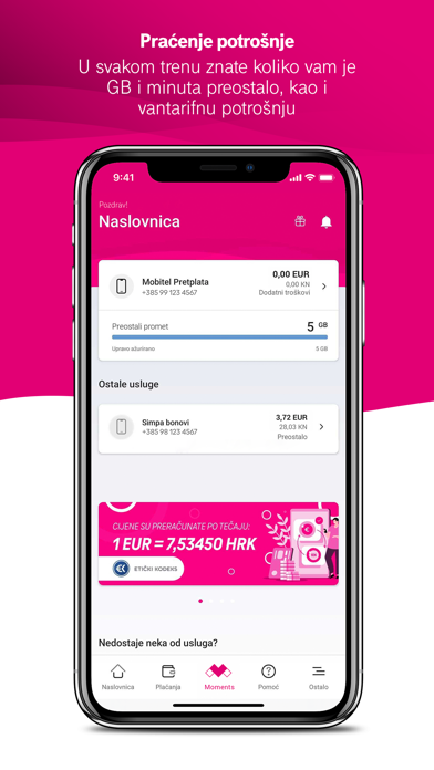 Moj Telekom HR Screenshot