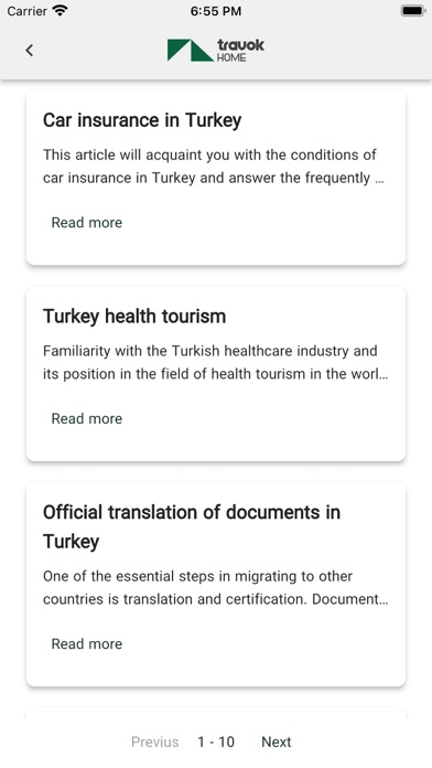 Travok, Buy property in Turkey Screenshot
