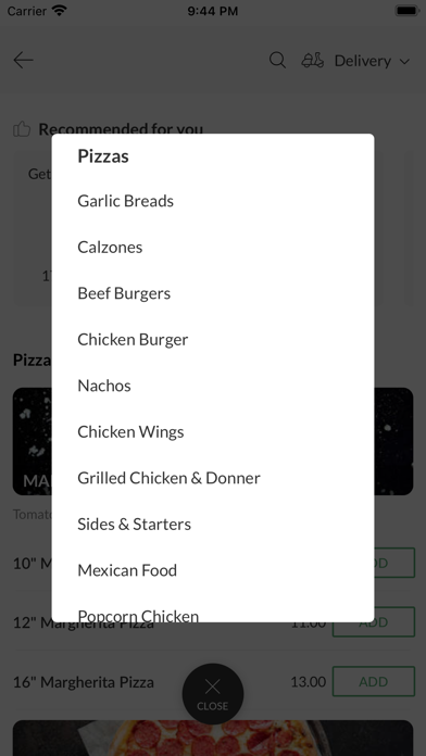 Cucina Pizza Screenshot