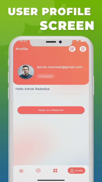 NewsAtTime News App Screenshot