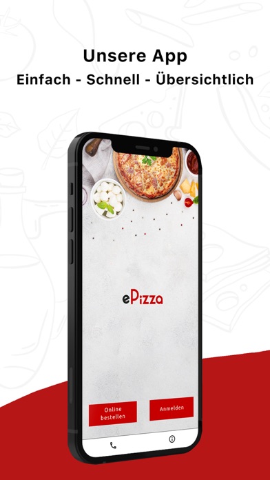 ePizza Online Shop Screenshot