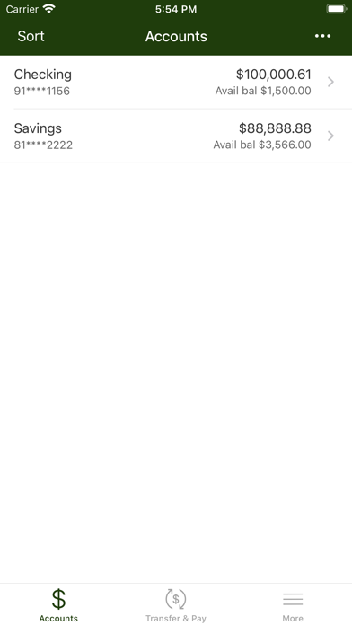 Proctor Federal Credit Union Screenshot