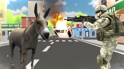Donkey City Attack Vs Soldier Screenshot