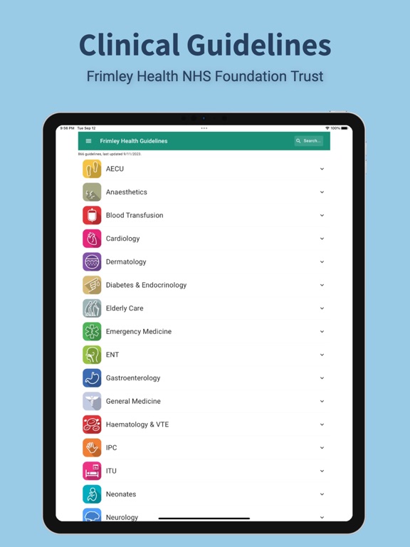 Screenshot #4 pour Frimley Health Guidelines