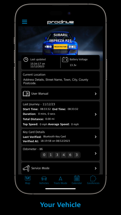 Screenshot 2 of Prodrive P25 App
