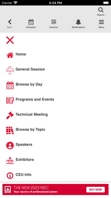 2023 NFPA Conference & Expo Screenshot