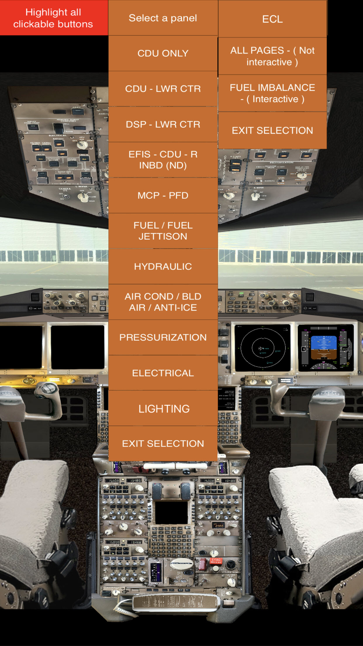 B777 Flight Deck